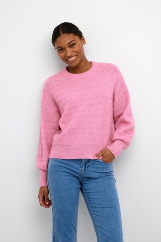 Kaffe Sweater 'Billa' in Pink: front
