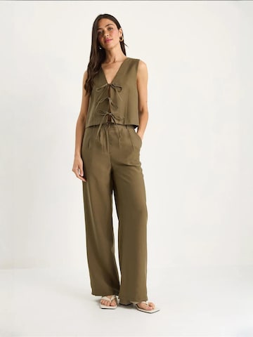 Bianco Lucci - Calças de fato em verde