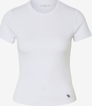 Abercrombie & Fitch - Camiseta en blanco: frente