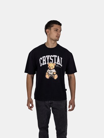 Crystal Paris Shirt 'Teddy' in Zwart