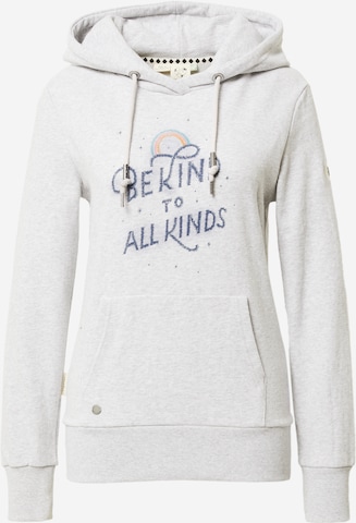 Ragwear Sweatshirt 'BERIT' in Grey: front