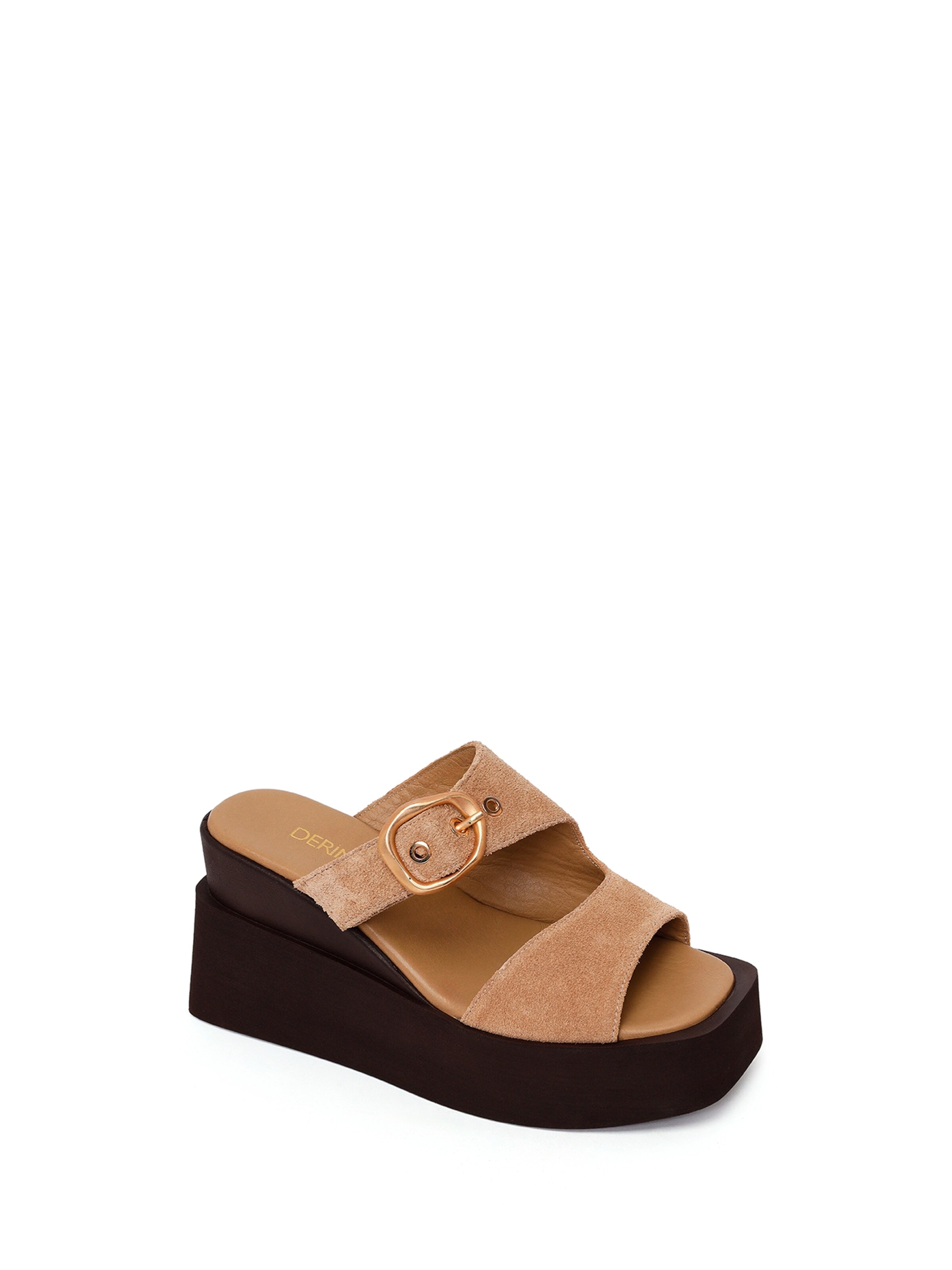 Derimod Mule in Beige: front