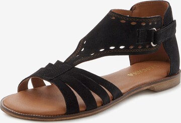 LASCANA Sandals in Black: front