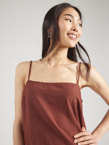 VERO MODA - Vestido de verano en marrón