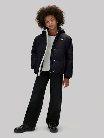 Calvin Klein Jeans Regular Between-season jacket in Black