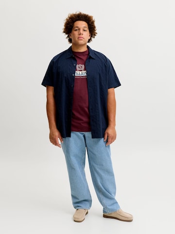 JACK & JONES Shirt in Red