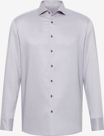 ETERNA Slim fit Business Shirt in Grey: front