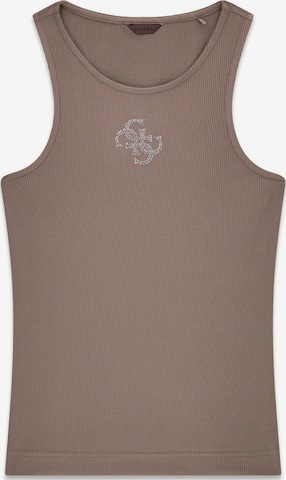 GUESS Top in Brown: front