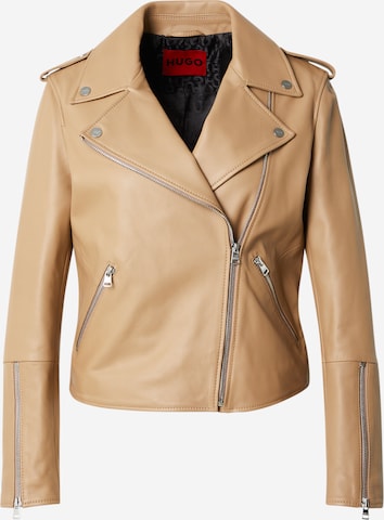 HUGO Prehodna jakna 'Lujana' | rjava barva: sprednja stran