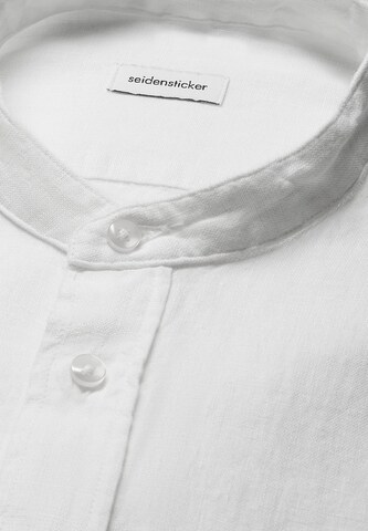 SEIDENSTICKER Comfort Fit Hemd 'Schwarze Rose' in Weiß