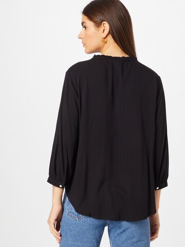 QS Bluse in Schwarz