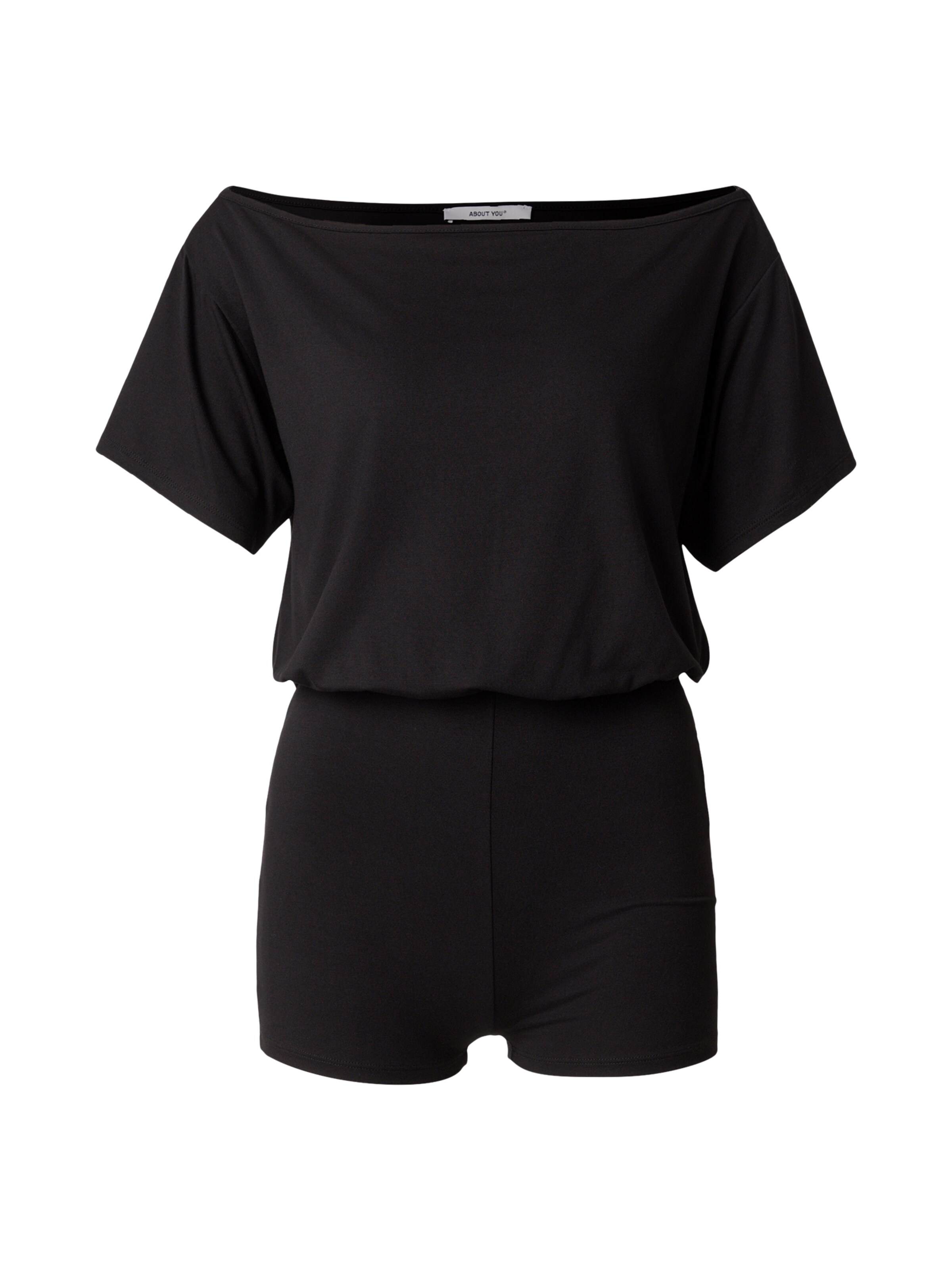 ABOUT YOU Jumpsuit 'Thore' in Zwart: voorkant