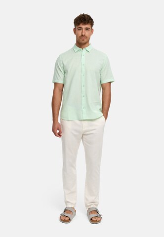 INDICODE JEANS Comfort Fit Hemd 'Ceppo' in Grün