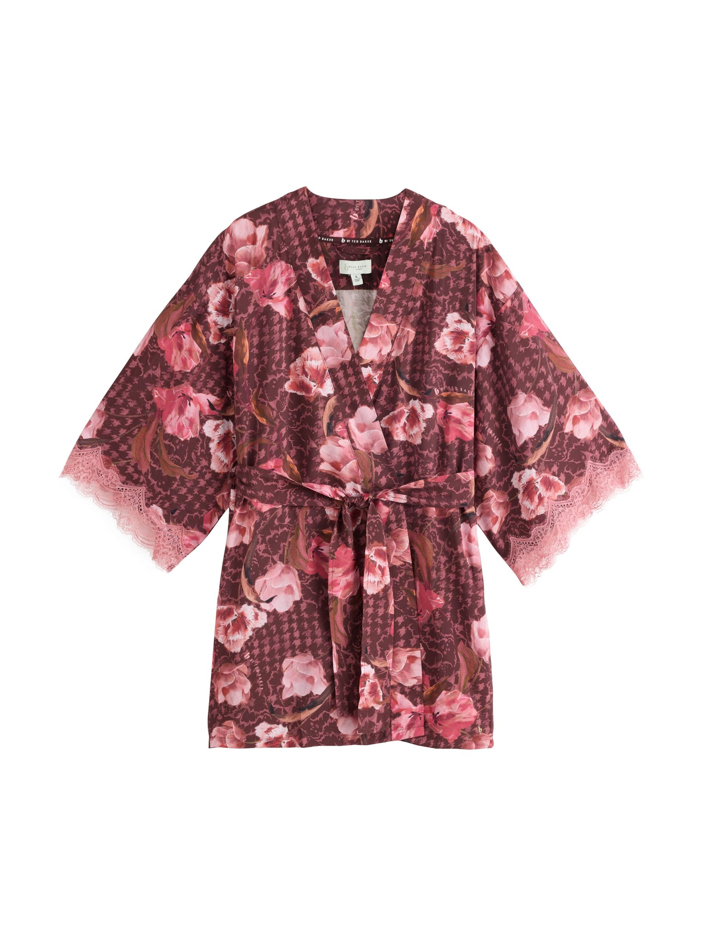 Peignoir court B by Ted Baker en violet : devant