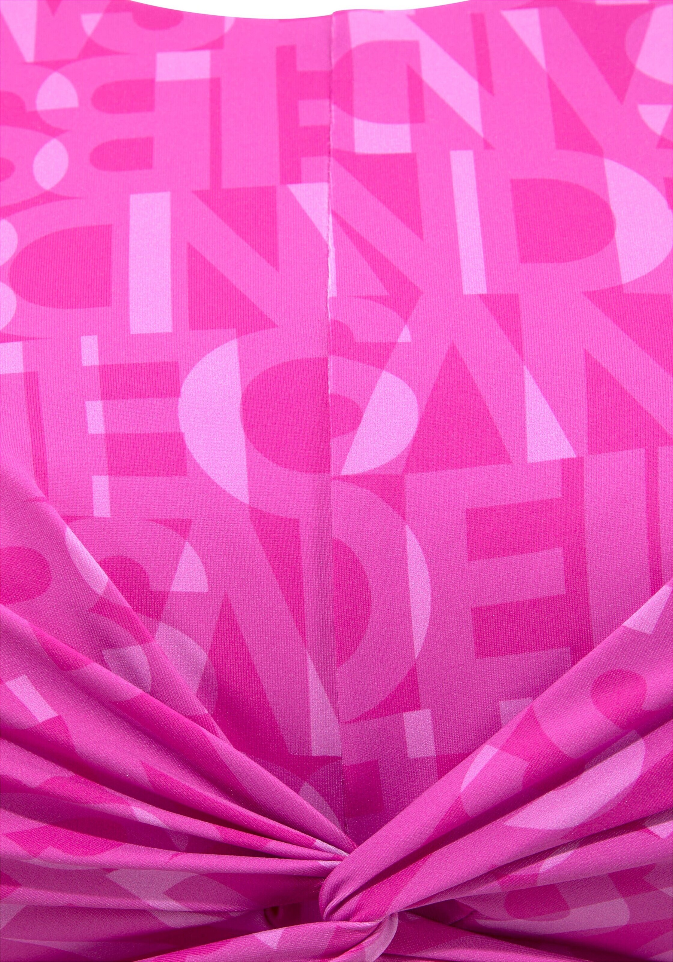 Elbsand High neck Bikini top in Pink