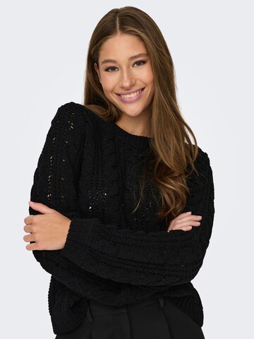 JDY Pullover 'Josia' in Schwarz
