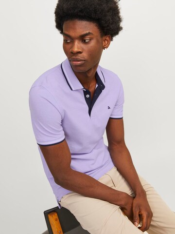 JACK & JONES Poloshirt 'Paulos' in Lila