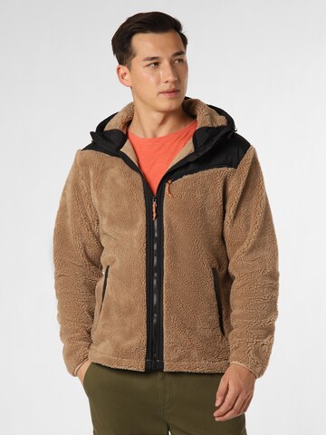 Nils Sundström Between-Season Jacket in Beige: front