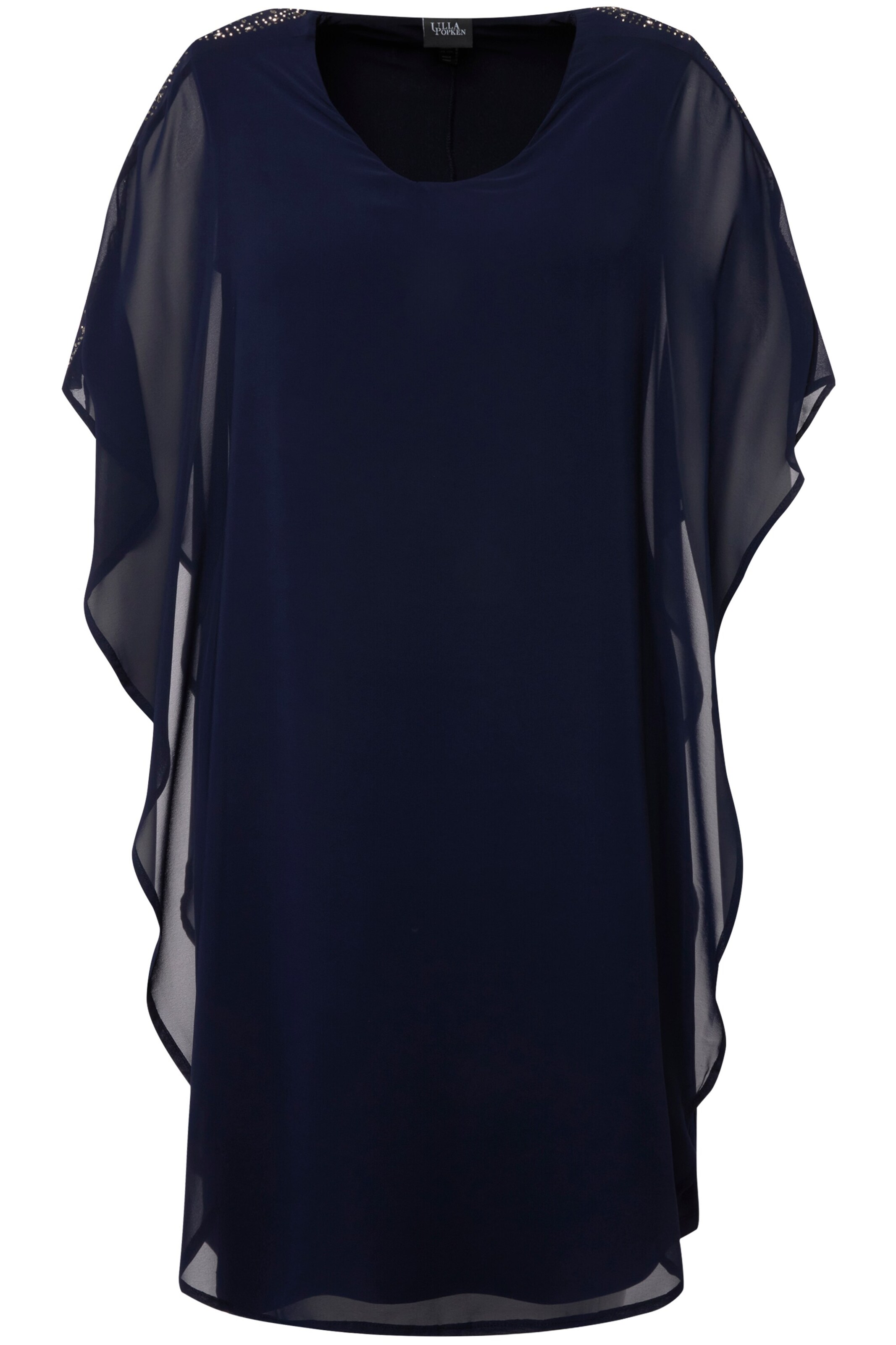 Ulla Popken Kleid in Blau: Vorderseite