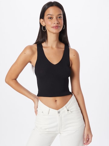 ABOUT YOU Top 'Hava' in Black: front