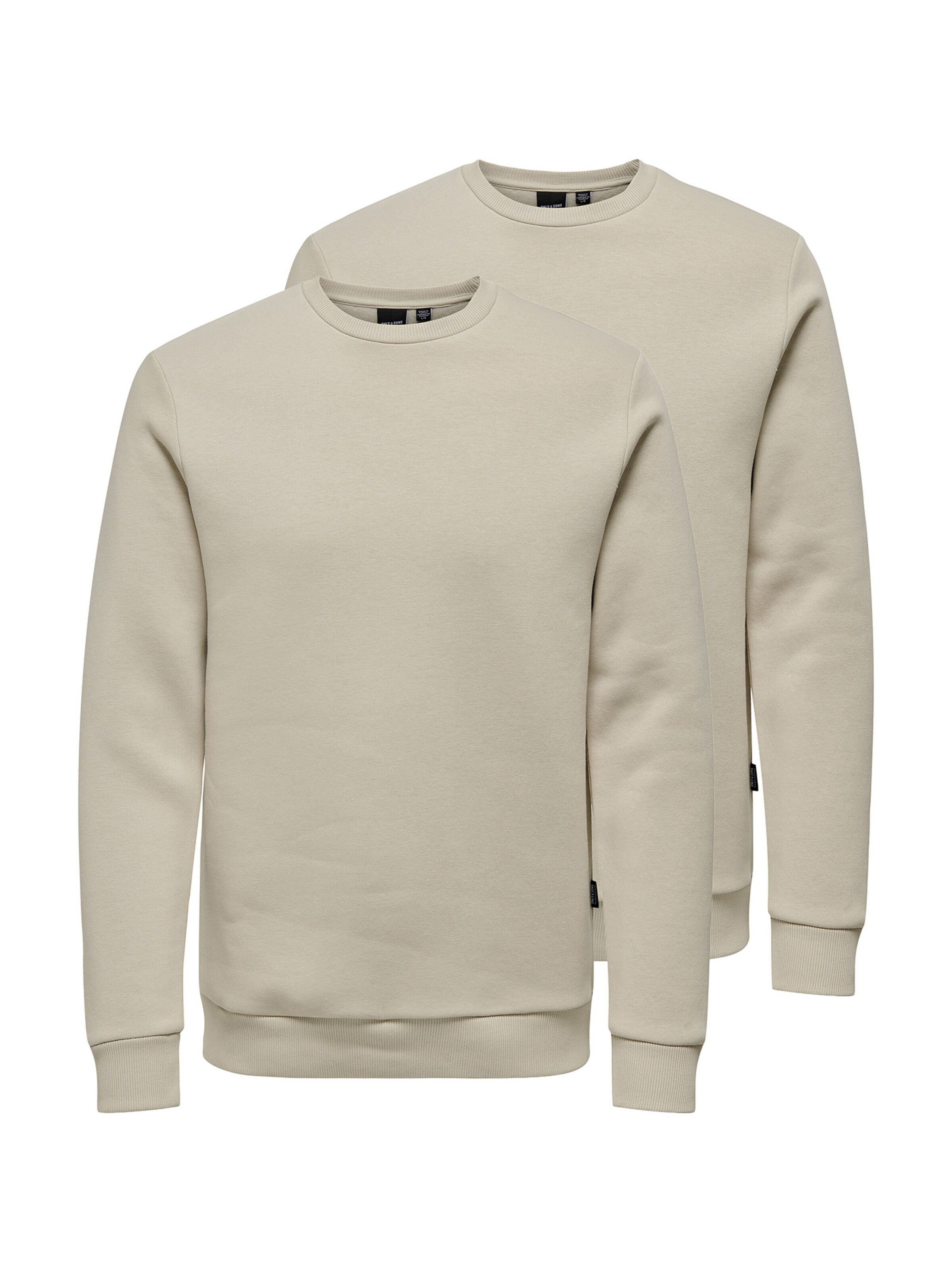 Only & Sons Sweatshirt 'Ceres'‌‌‌ in Beige: Vorderseite