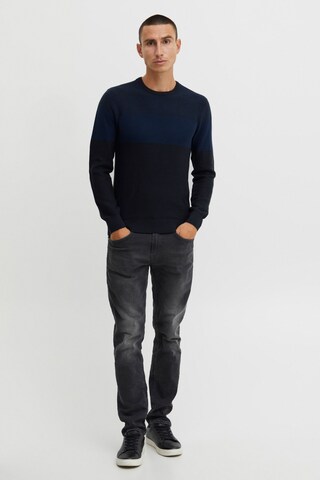 BLEND Strickpullover 'Napinoa' in Blau