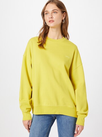 LEVI'S ® Sweatshirt 'Levi’s® Women's WFH Sweatshirt' in Geel: voorkant