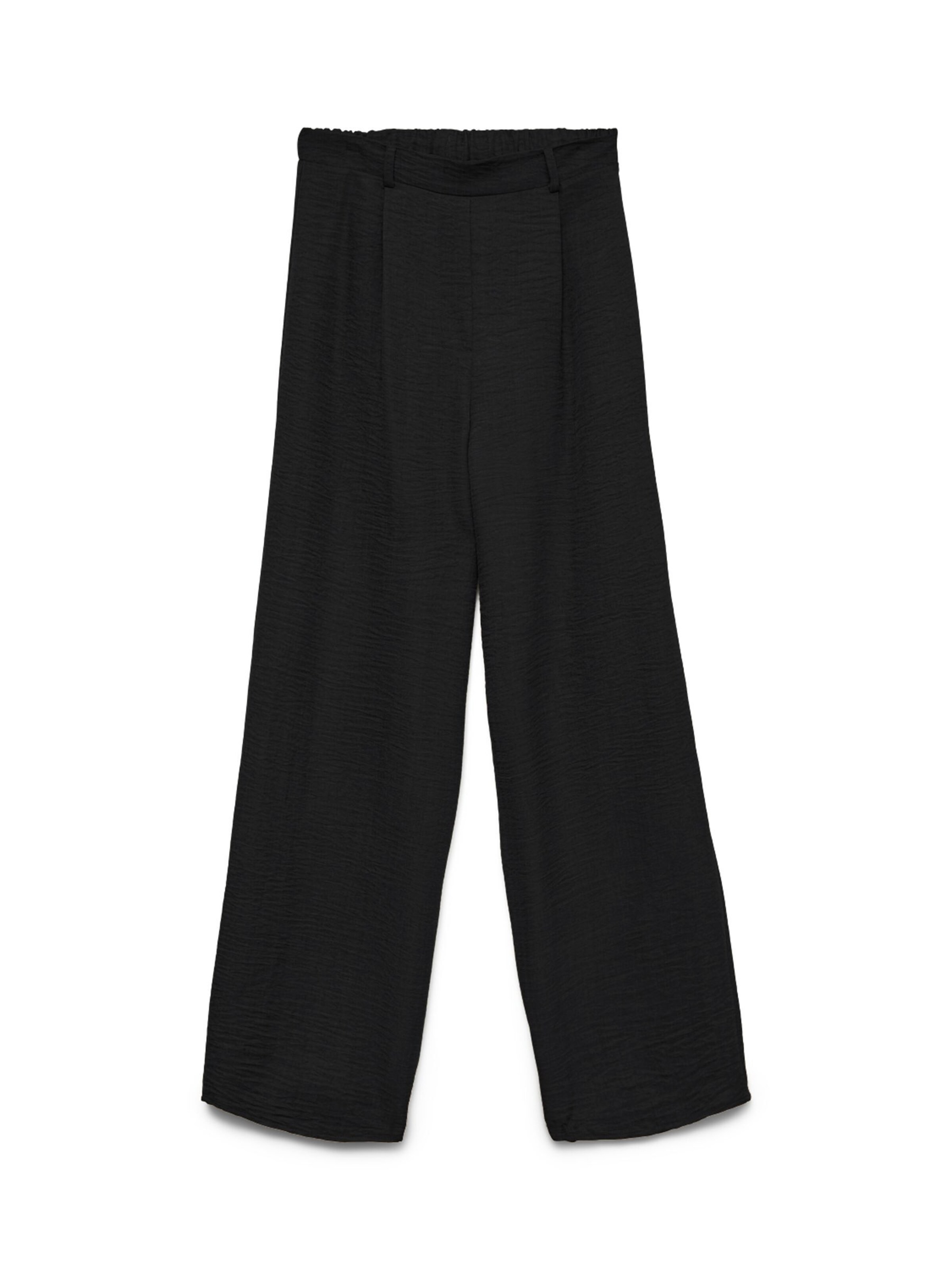 VERO MODA - Pantalón plisado 'VMMelaney' en negro: frente