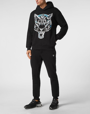 Felpa 'Chrome Tiger' di Plein Sport in nero