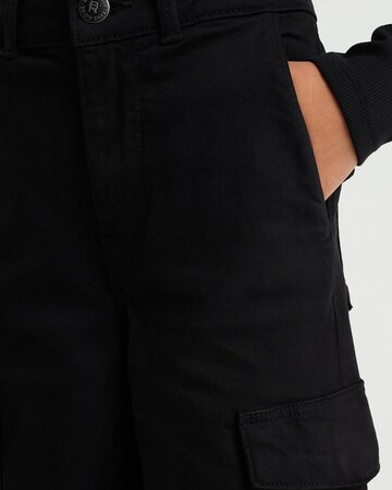 WE Fashion Wide leg Trousers in Black