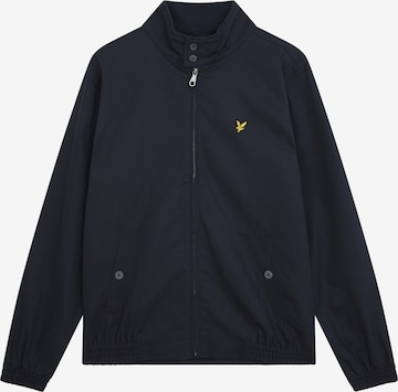 Lyle & Scott Men Plus Sweatvest in Blauw: voorkant