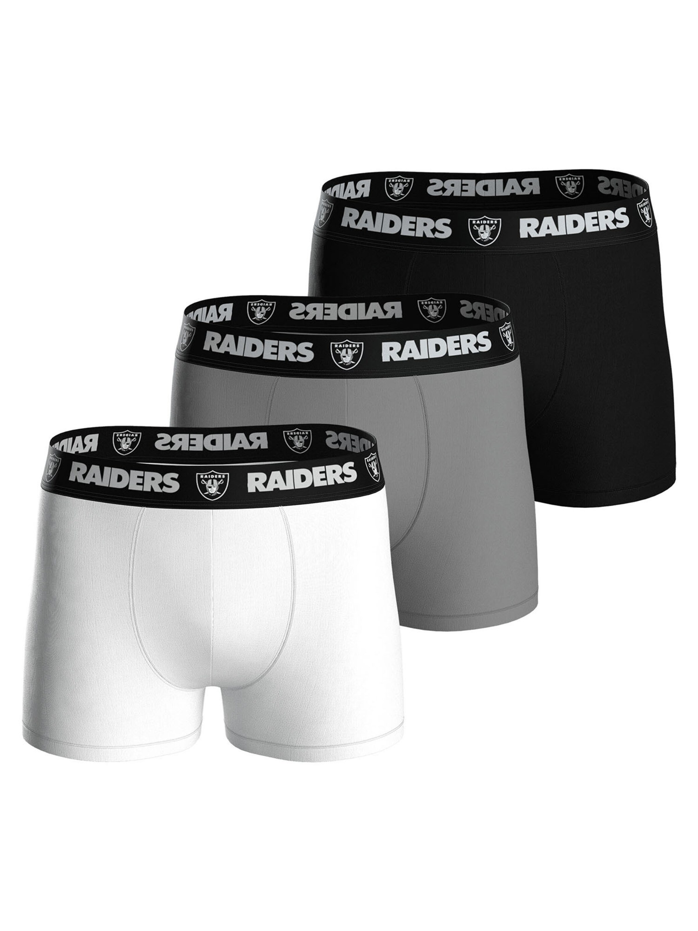 Huddle Boxer ' Las Vegas Raiders ' in Grau: Vorderseite