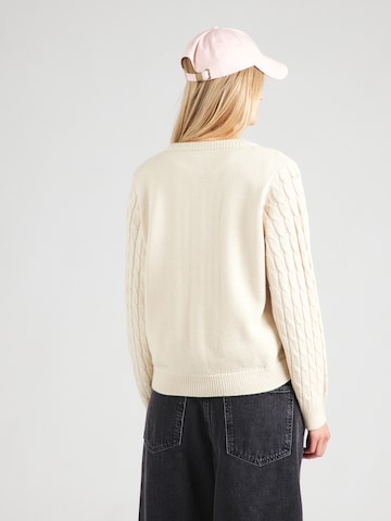 VILA Gebreid vest 'VIPENNE' in Beige
