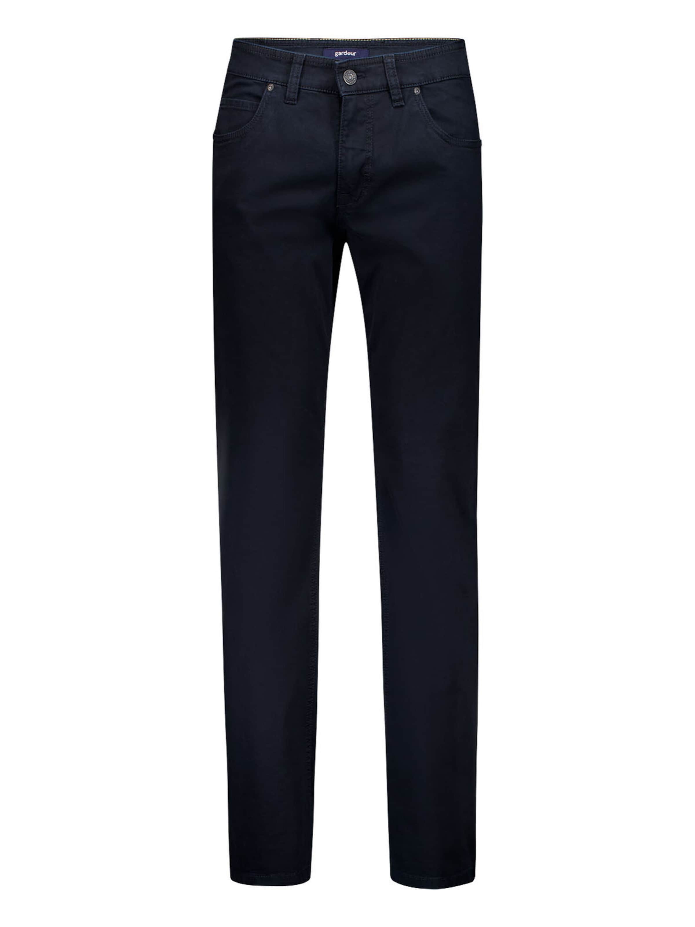 Gardeur Regular Trousers 'Bill-3' in Blue: front