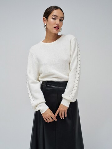 Salsa Jeans Sweater in White: front