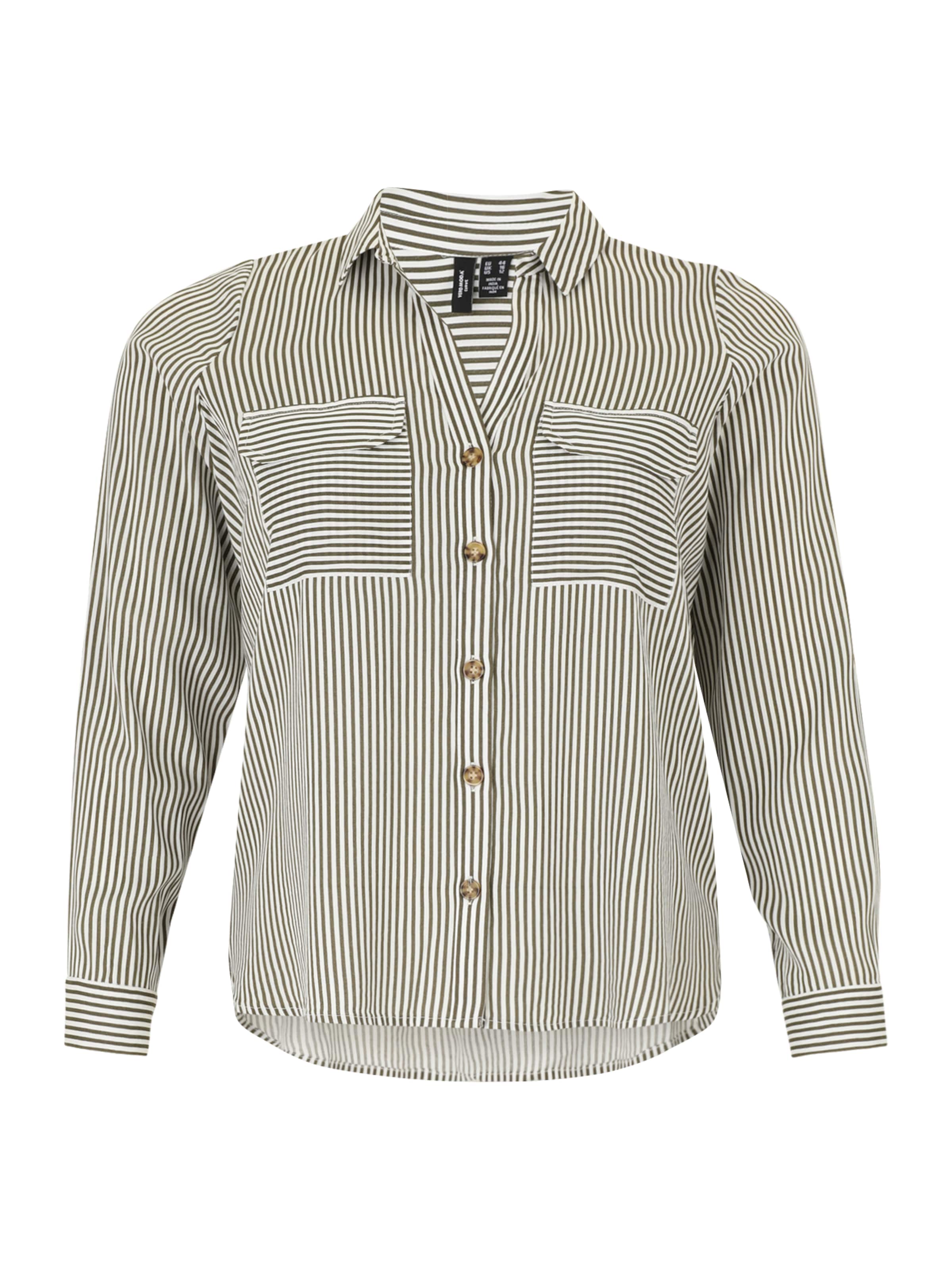 Vero Moda Curve Blúzka 'VMBUMPY' - Biela: predná strana