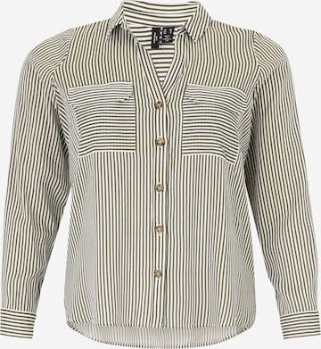 Vero Moda Curve Blouse 'VMBUMPY' in Wit: voorkant