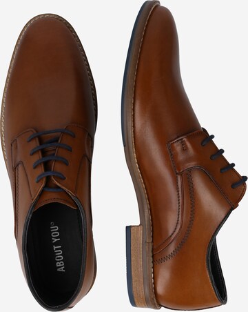 ABOUT YOU Lace-Up Shoes 'Dylan' in Brown