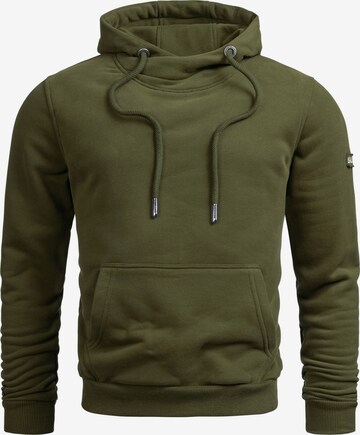 Alessandro Salvarini Sweatshirt 'Calgarii' in Groen: voorkant