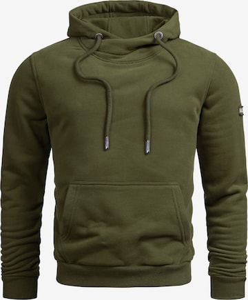 Alessandro Salvarini Sweatshirt 'Calgarii' in Green: front