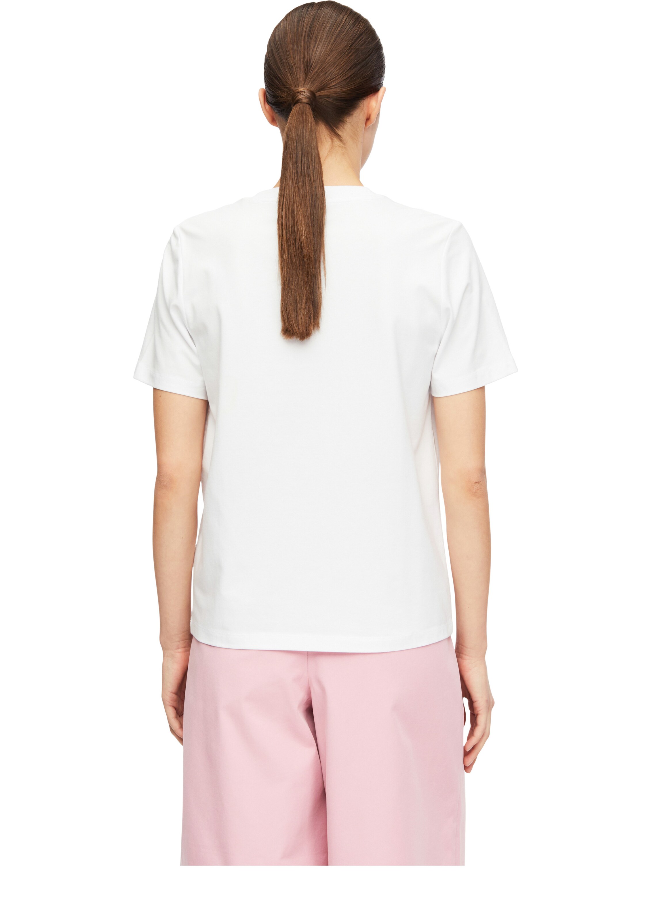 T-shirt COMMA en blanc