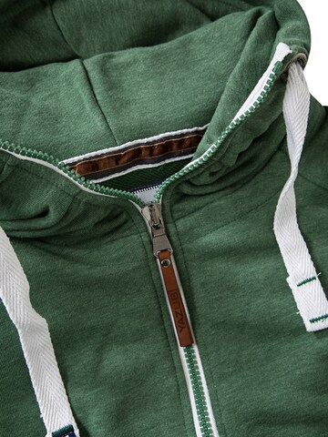 yazubi Sweatjacke 'Jacob' in Grün
