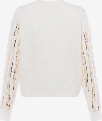 Pull-over faina en blanc