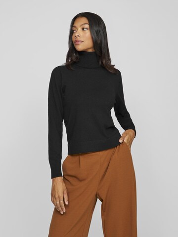 VILA Sweater in Black: front