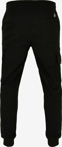 Effilé Pantalon cargo SOUTHPOLE en noir