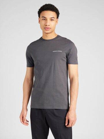 T-Shirt Lyle & Scott en gris : devant