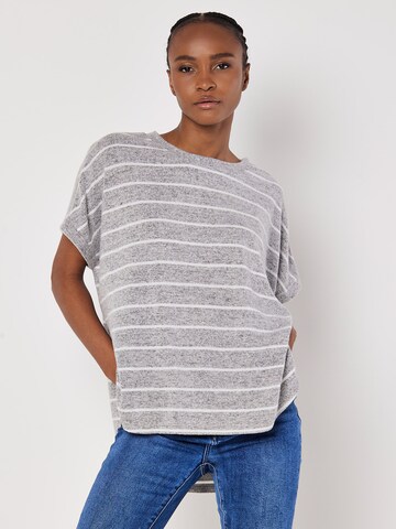 T-shirt oversize Apricot en gris
