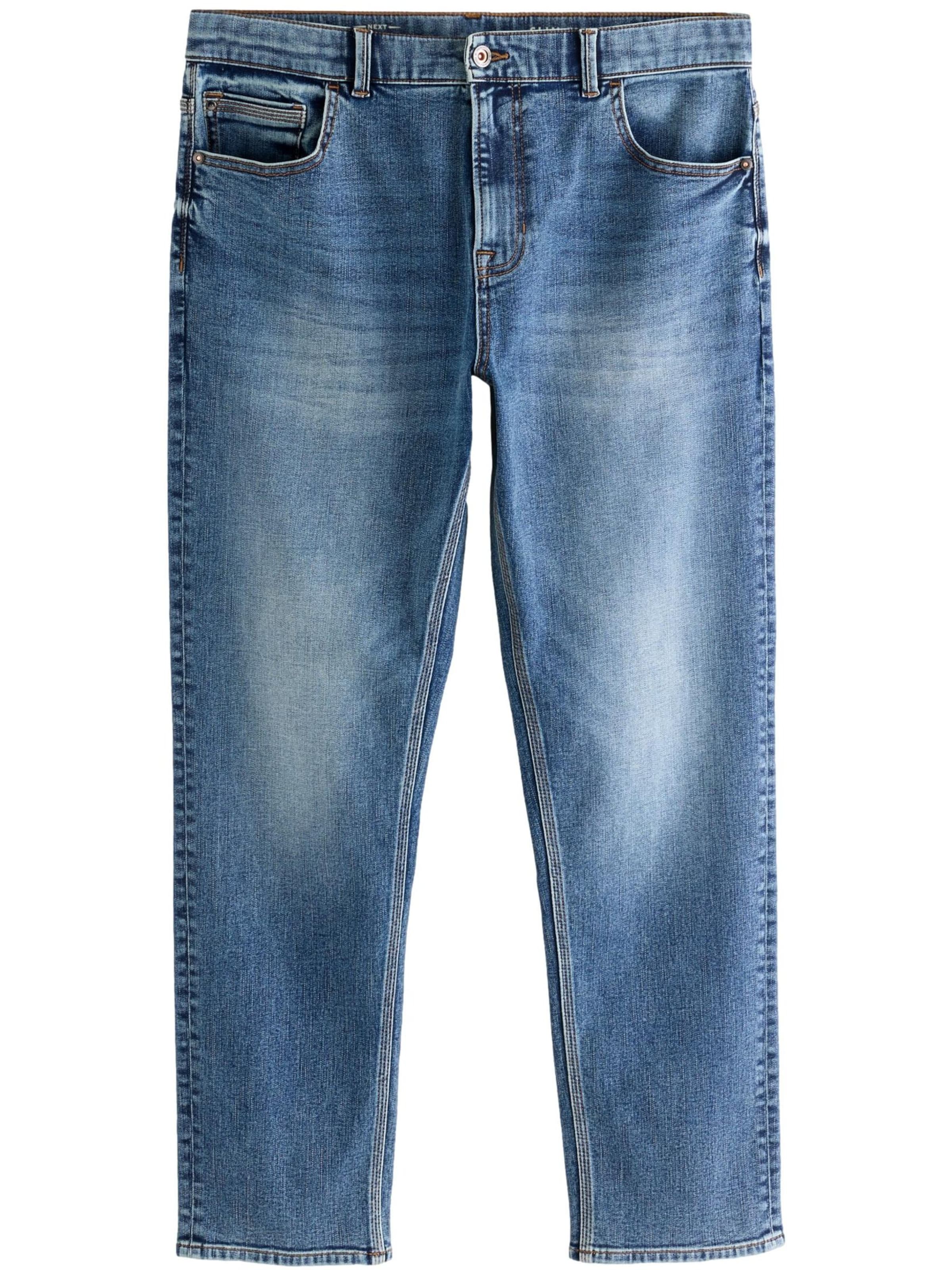 Next Slimfit Jeans i blå: forside