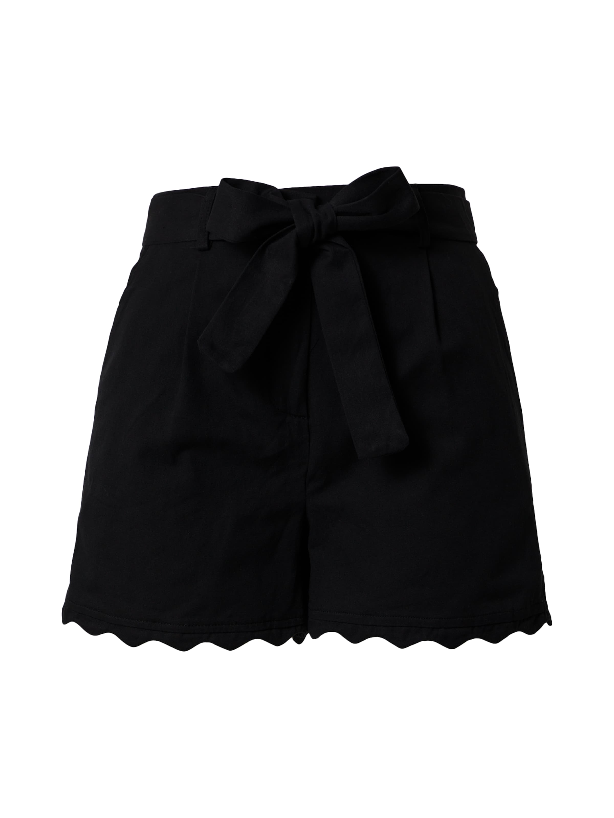 GLAMOROUS Regular Панталон с набор в черно: отпред