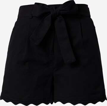 regular Pantaloni con pieghe di GLAMOROUS in nero: frontale